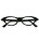 50 er Jahre Sonnenbrille in schwarz mit Strass Steinen