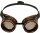 Steampunk Brille in bronze