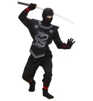 Black Ninja Samurai Kostüm für Kinder...