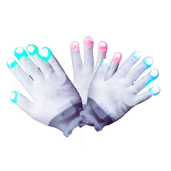 LED Handschuhe mit 6 Funktionen