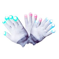 LED Handschuhe mit 6 Funktionen