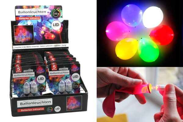 5 LED Module für Luftballons Ballonleuchten mit Farbwechsel