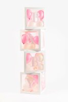4 Ballonboxen mit Buchstaben Love & Baby