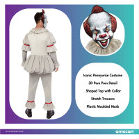 Halloween Pennywise Clown Kostüm aus dem Film Es