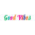Disco Party Dekoration Good Vibes Filz Girlande