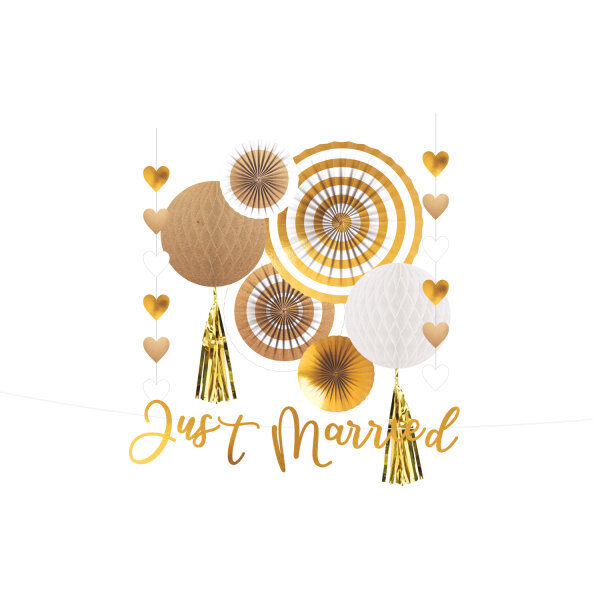 Riesen Deko Set zur Hochzeit Just married