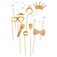 10 Teiliges Fotobox Set zur Hochzeit