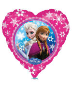 Folienballon Anna & Elsa als Herz Frozen von Disney