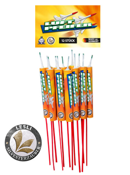 12 Luftheuler am Stiel Jugendfeuerwerk