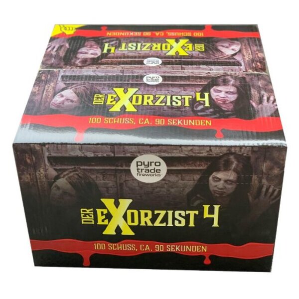 Silvester Feuerwerk Exorzist 4 Verbund von Pyrotrade
