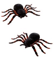 Set mit 2 Halloween Spinnen