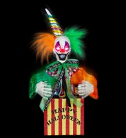 Halloween Deko hüpfender Clown