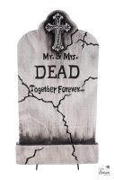 Halloween Grabstein für Mr. & Mrs. Dead