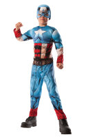 Avengers Hulk Captain America Kostüm mit 2 Masken