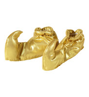 Schuhe als Schuhüberzieher in gold für Aladin...