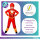 Original The Flash DC Kinder Kostüm Recycled