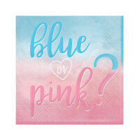 Gender Baby Party Servietten 33x33 cm