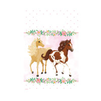 8 Partytüten Beautiful Horses zum Kindergeburtstag