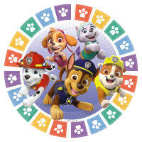 8 Party Teller 23 cm Paw Patrol Gang