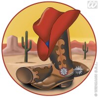 Wilder Westen 4er Set Western Wanddeko