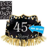 Krone mit Glitzerfolie personalisierbar