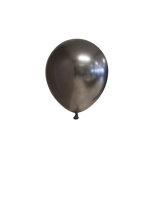 100 Luftballons 5 12 cm Mini Ballons chrome space grey...