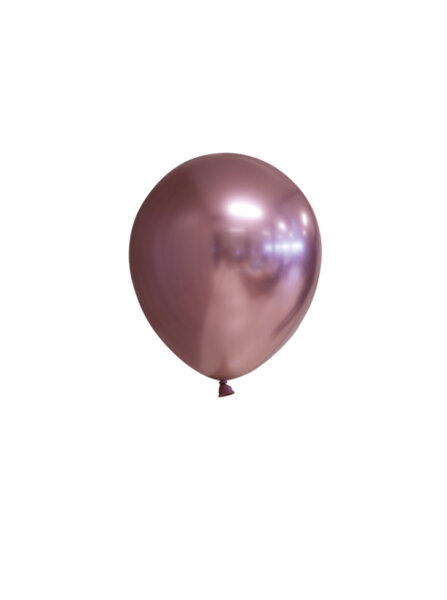100 Deko Luftballons 5 12 cm Mini Ballons chrome Rose Gold