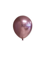 100 Luftballons 5 12 cm Mini Ballons chrome Rose Gold