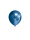 100 Luftballons 5 12 cm Mini Ballons chrome Blau
