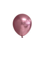 100 Deko Luftballons 5 12 cm Mini Ballons chrome Pink