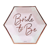 Bride to Be Party Teller 18 cm zur Hochzeit