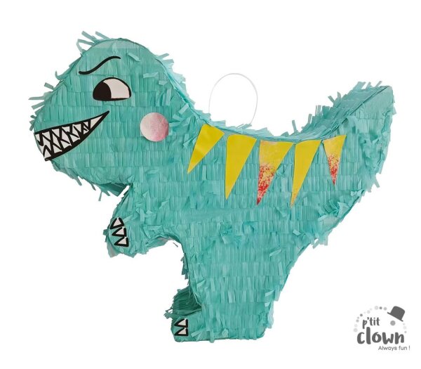 Pinata kleiner Dinosaurier als Schlagpinata zur Geburtstagsparty
