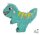 Pinata kleiner Dinosaurier als Schlagpinata zur Geburtstagsparty