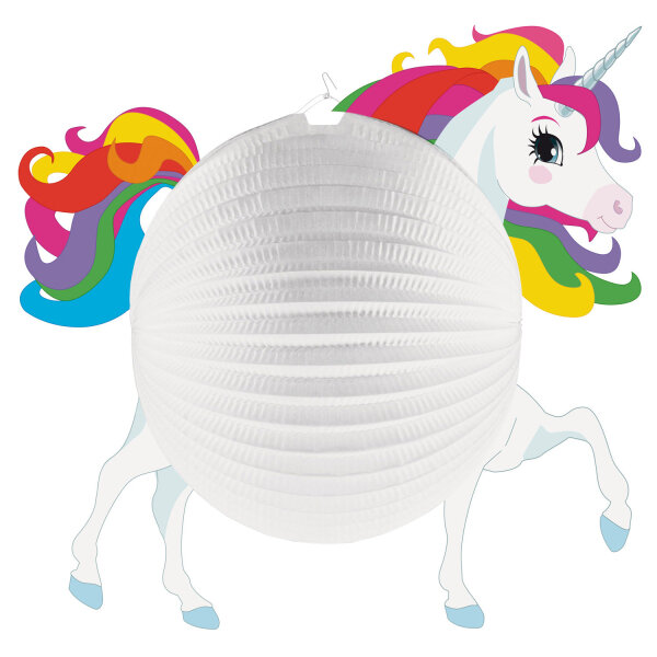 Riesen Einhorn Laterne als Lampion