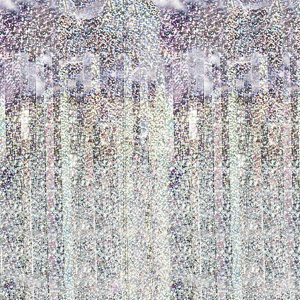 Lametta Vorhang in vielen Farben 91,4x240cm Farbe: Holographisch silber