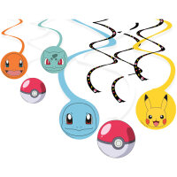 6 Swirl Deko Spiralen Girlanden Pokemon Papier