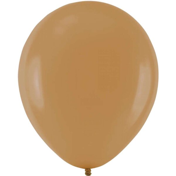 Deko Luftballons Ballons Pastell Mandel Braun 30 cm 12"
