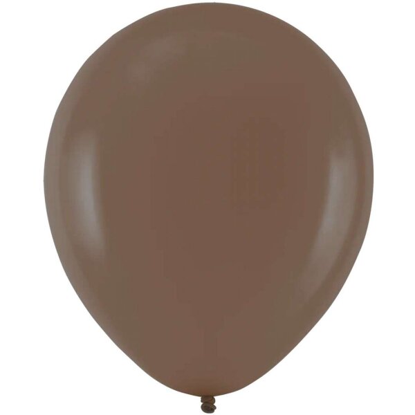 Deko Luftballons Ballons Pastell Schoko Braun 30 cm 12"