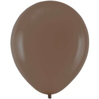 Deko Luftballons Ballons Pastell Schoko Braun 30 cm 12"