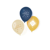 6 Luftballons Eid Mubarak für das Zuckerfest