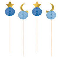 10 x Torten oder Eisbecher Deko Eid Mubarak für das...