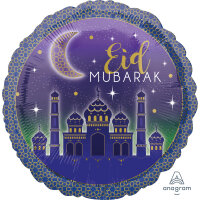 Folienballon Eid Mubarak für das Zuckerfest