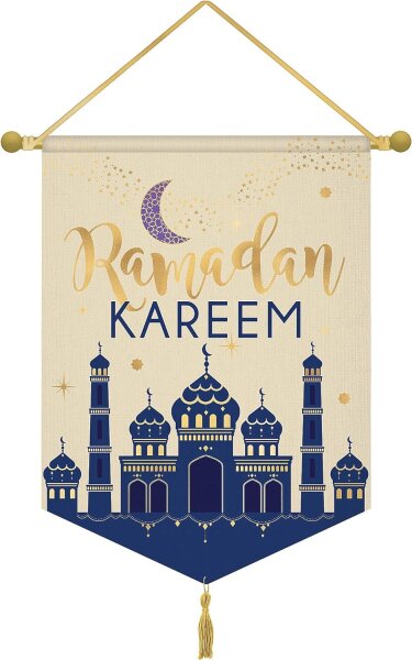Grosser Wimpel Ramadan Kareem für das Zuckerfest