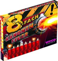 Weco 8-fach Kanonenfeuer Kanonenschläge zylindrisch...