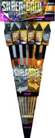 Silvester Feuerwerk Raketen Sortiment 6 Silber & Gold...