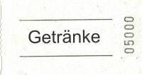 1000 Abrisse Getränke in weiss fortlaufend numeriert
