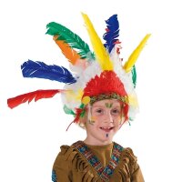 Großer Indianer Federkopfschmuck