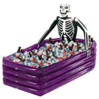 Halloween Skelett als Getränkekühler aufblasbar