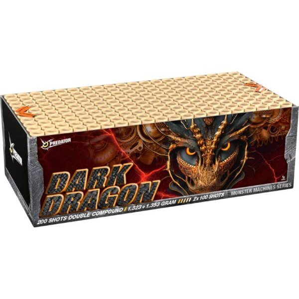 Silvester Feuerwerk Dark Dragon Doppelverbund von Lesli