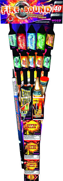 Silvester Grosses Raketen Mix Sortiment Fire & Sound